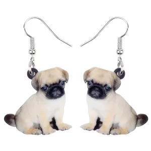 Puppy Pug Earrings
